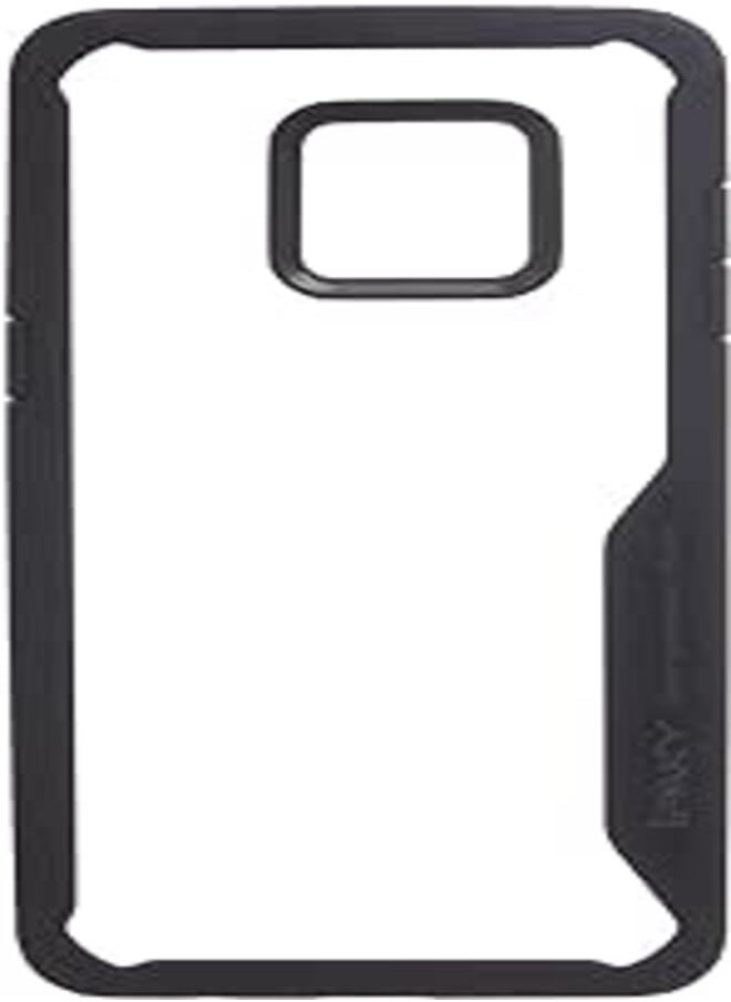 IPAKY Ipaky Back Cover For Samsung Galaxy A8 Plus 2018, Clear Black 