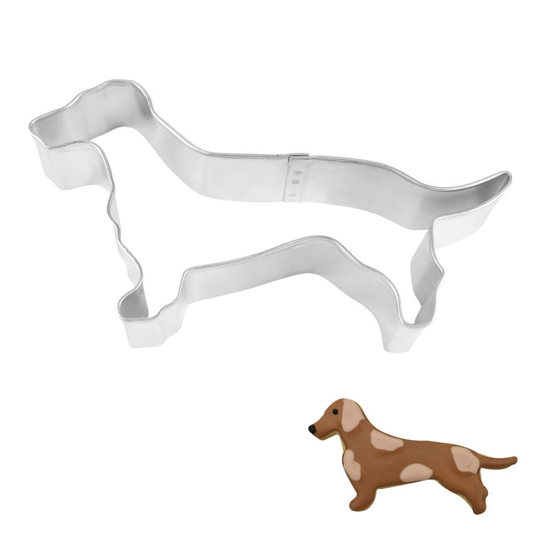 RM Dachsund 5 Cookie Cutter in Durable Economical Tinplated Steel