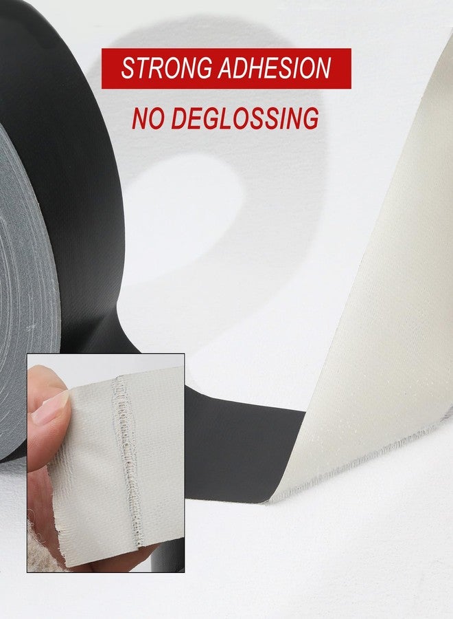 WELSTIK Non-Reflective Black Gaffers Tape 2 inch x 30 Yards, Black Duct Tape 2 Pack, Matte Surface, Easy Tear, Temporary Fixation, Water Resistant - Image 4