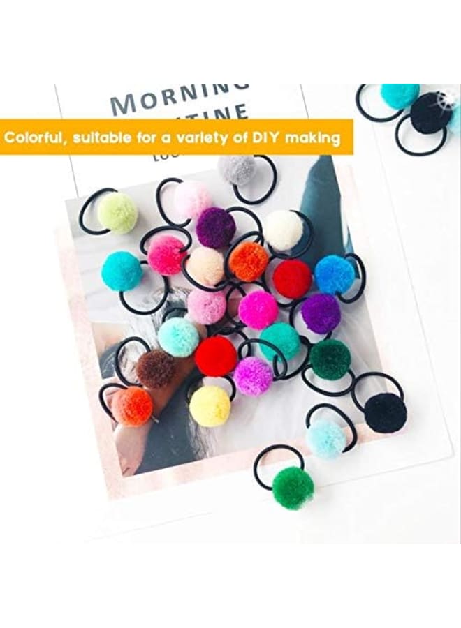 700 Pieces 1 Inch Assorted Pompoms Multicolor Arts and Crafts Pom Poms Balls for Hobby Supplies and Creative Craft DIY Material - Image 4