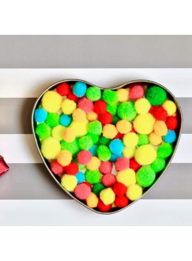 700 Pieces 1 Inch Assorted Pompoms Multicolor Arts and Crafts Pom Poms Balls for Hobby Supplies and Creative Craft DIY Material - Image 2