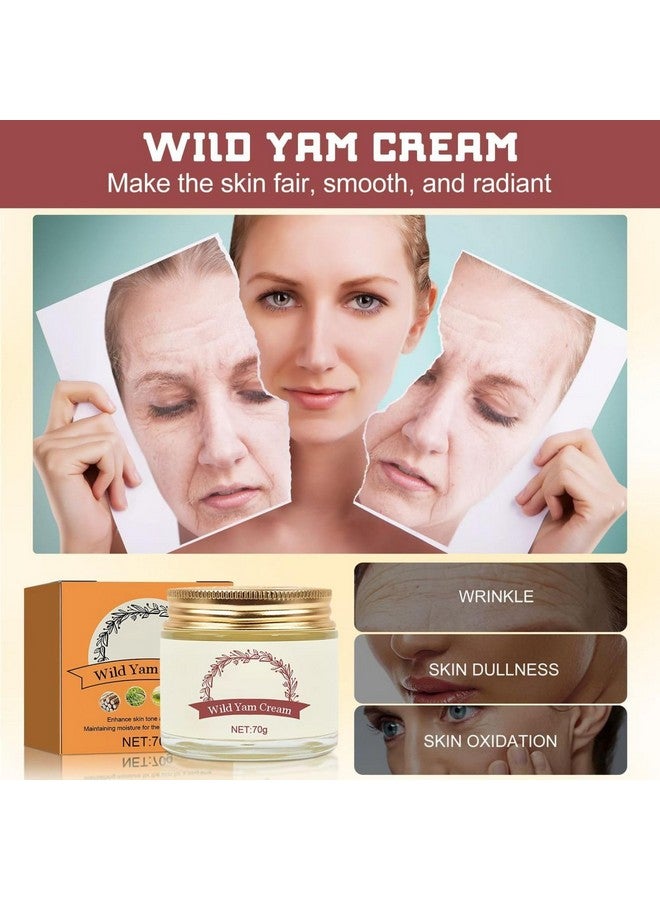 QUAAM 2Pcs Wild Yam Cream Annas Wild Yam Cream Organic For Hormone Balancewomen'S Organic Wild Yam Root Cream For All Skin Types - Image 4