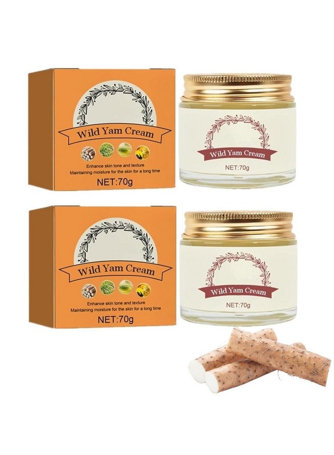 QUAAM 2Pcs Wild Yam Cream Annas Wild Yam Cream Organic For Hormone Balancewomen'S Organic Wild Yam Root Cream For All Skin Types - Image 1