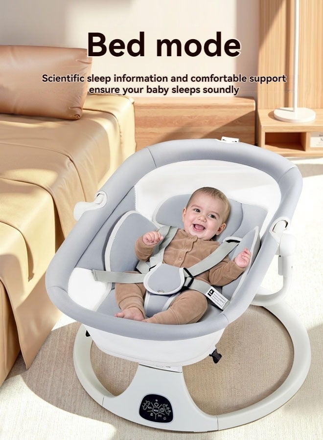بيوينتي حوض متعدد الوظائف - نائم الهزاز المحمول w / نغمات مهدئة ، ارتفاع قابل للتعديل - مثالي للأطفال حتى سن 3 سنوات - Image 3