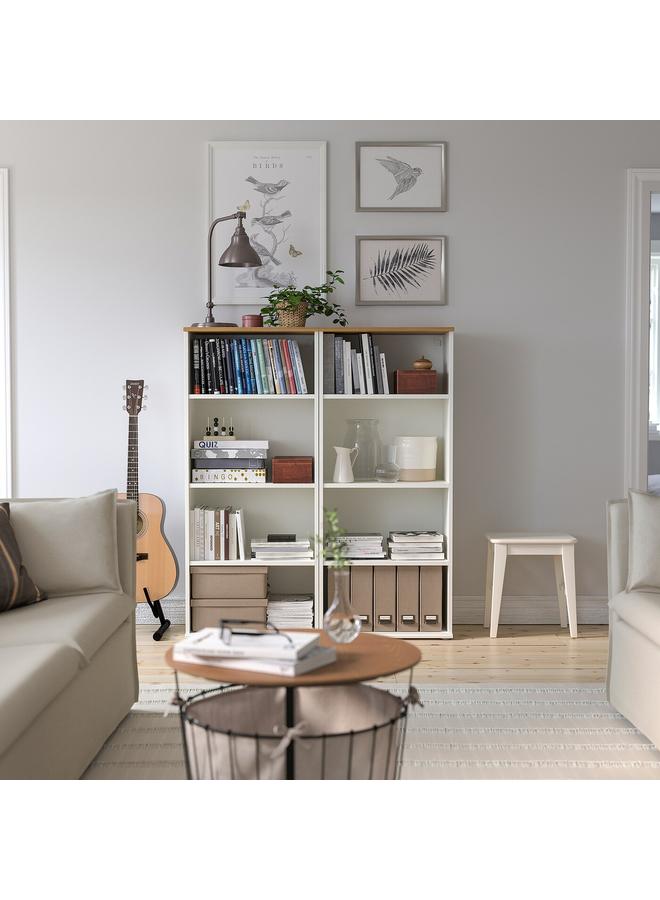 Zaboon Bookcase, White, 60X140 Cm - Image 4