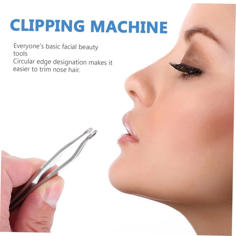 Baluue Nasal Hair Trimmer Men Round Head Clip Remover Tool - Image 3