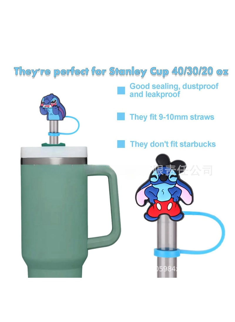 Generic - 4Stanley straw caps, reusable dustproof silicone straw caps suitable for Stanley cups - Image 1