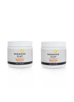 Redmond REDMOND Clay  Bentonite Clay of 1000 Uses Soothing Facial Mask 10 Ounce 2 Pack 