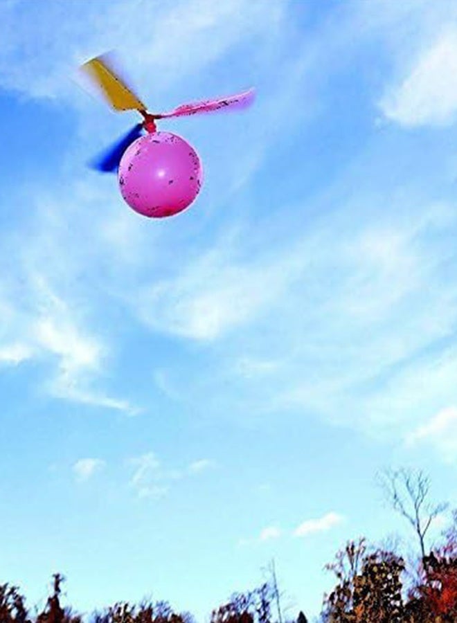 Organizer Kids Toy Balloon Helicopter (4 pack) Children's Day Gift Party Favor birthday! Flying Toys for Boys and Girls - Outdoor Sport Toy for 7 8 9 10 Year Old - Image 2