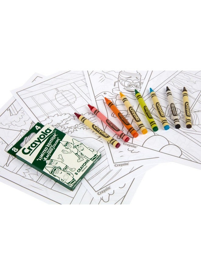 Crayola Retired Colors Coloring & Activity Set, Retired Crayons & Stickers, 32 Pgs, Gift for Kids Ages 3+ - Image 3