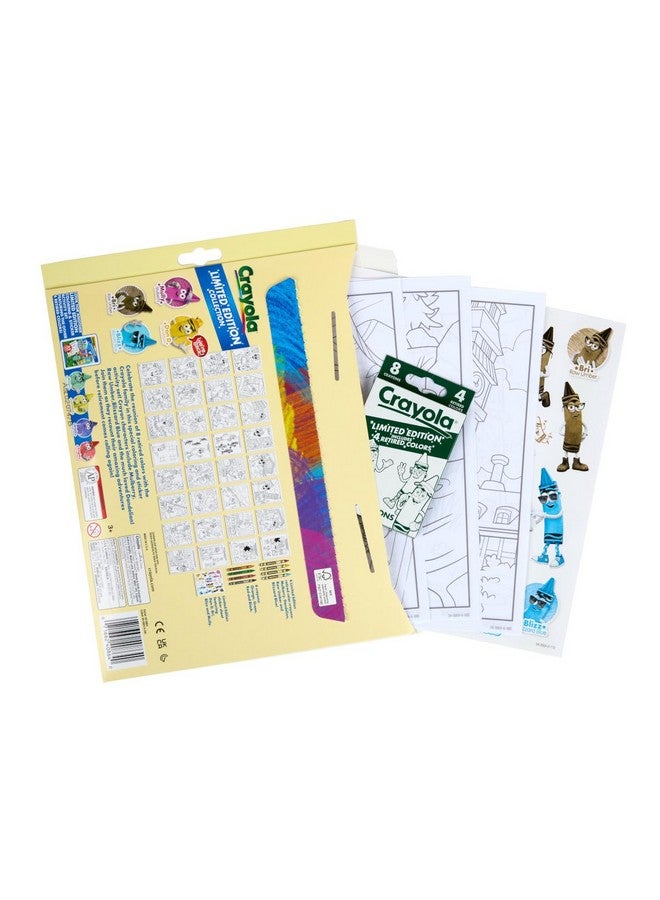 Crayola Retired Colors Coloring & Activity Set, Retired Crayons & Stickers, 32 Pgs, Gift for Kids Ages 3+ - Image 5