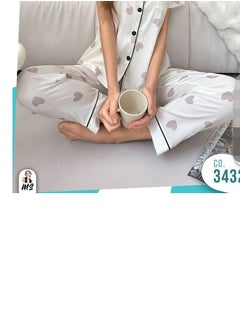 Women's Casual Summer Pajamas, Two Pieces, One Size, Code 3432