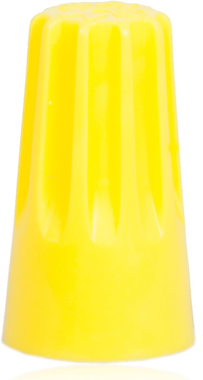 Maxxima Yellow Electrical Wire Connector Screw Terminal, Cone Shaped, UL Listed, Ideal for Electrical Projects and Home Lighting Needs - 500 Pack - Image 3