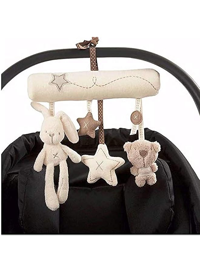 vesus Mobile Musical Crid Bed Toy Newborn Bear Plush Stuffed Rattles For Stroller Baby Toys - Image 1