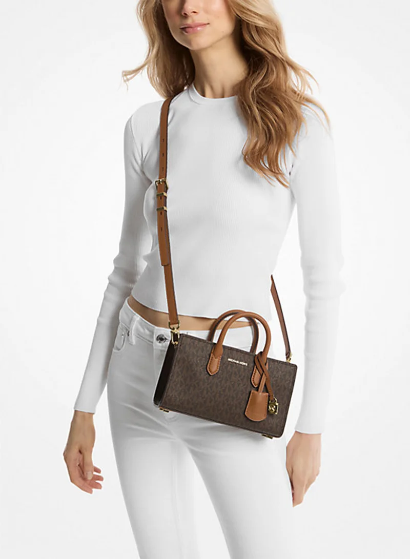 مايكل كورس Scarlett Extra Small Coated Fabric Shoulder Bag