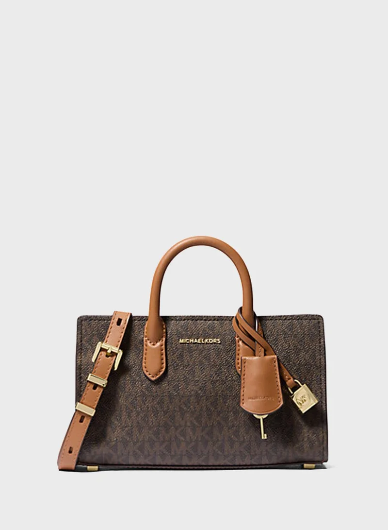 Michael Kors Scarlett Extra Small Coated Fabric Shoulder Bag