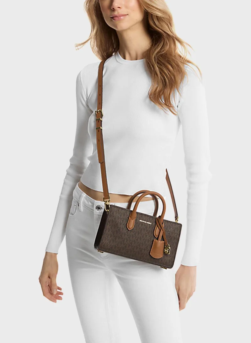 Michael Kors Scarlett Extra Small Coated Fabric Shoulder Bag