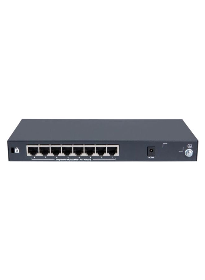 Aruba 8-Port PoE Networking Switch Black/Silver - Image 2