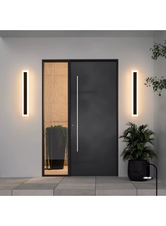 NERFA Modern Outdoor Wall Light Waterproof 18W – Warm Yellow Light - Image 3