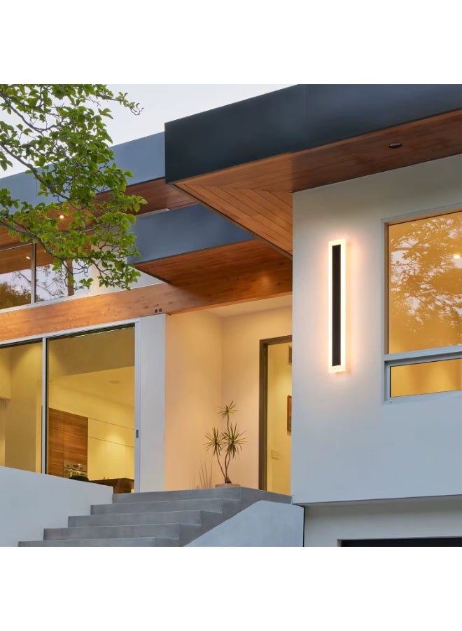 NERFA Modern Outdoor Wall Light Waterproof 18W – Warm Yellow Light - Image 5