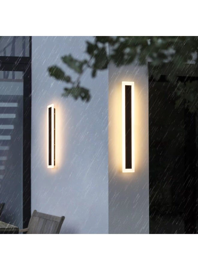 NERFA Modern Outdoor Wall Light Waterproof 18W – Warm Yellow Light - Image 2