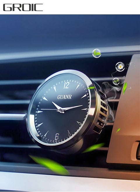 Car Aromatherapy,Car Diffuser Vent Clips Essential,Car Air Diffusers Freshener,Vehicular air Vent Clock Fragrance With 3 Fragrant Slices,Car Decoration