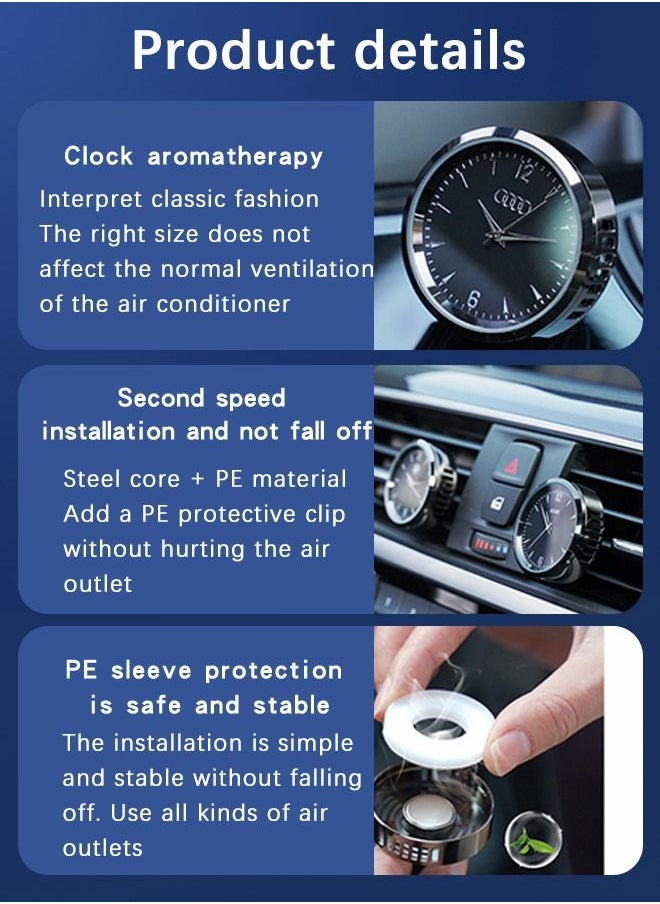 GROIC - Car Aromatherapy,Car Diffuser Vent Clips Essential,Car Air Diffusers Freshener,Vehicular air Vent Clock Fragrance With 3 Fragrant Slices,Car Decoration - Image 1