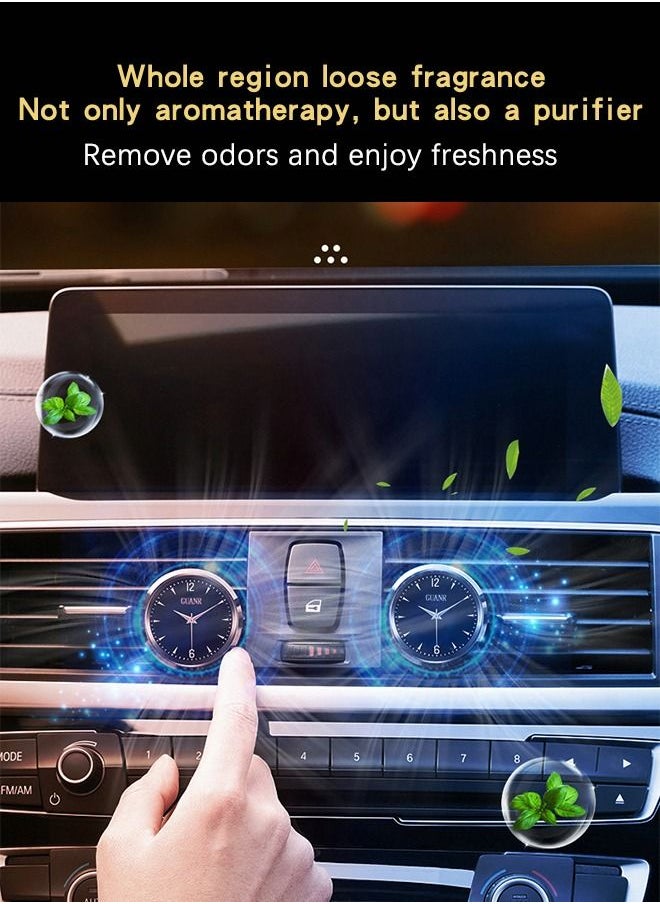 GROIC - Car Aromatherapy,Car Diffuser Vent Clips Essential,Car Air Diffusers Freshener,Vehicular air Vent Clock Fragrance With 3 Fragrant Slices,Car Decoration - Image 1
