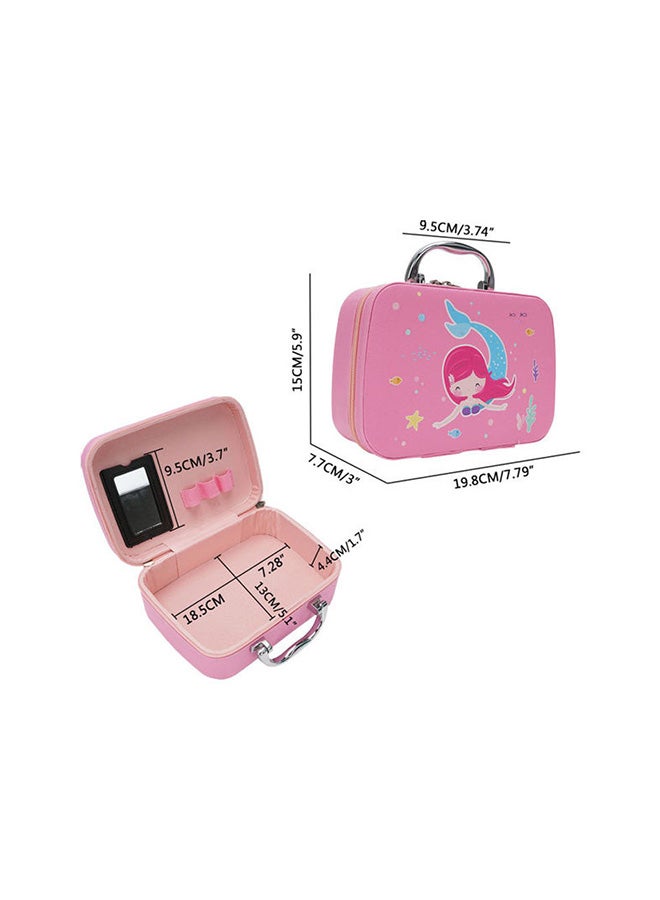 Makeup Kit With Storage Case Pink Color Portable, Durable And Washable - Image 3