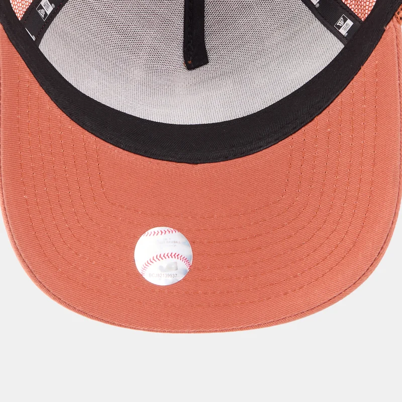 New Era Brown Men's MLB Los Angeles Dodgers League Essential Trucker Cap for Men | Best Price UAE