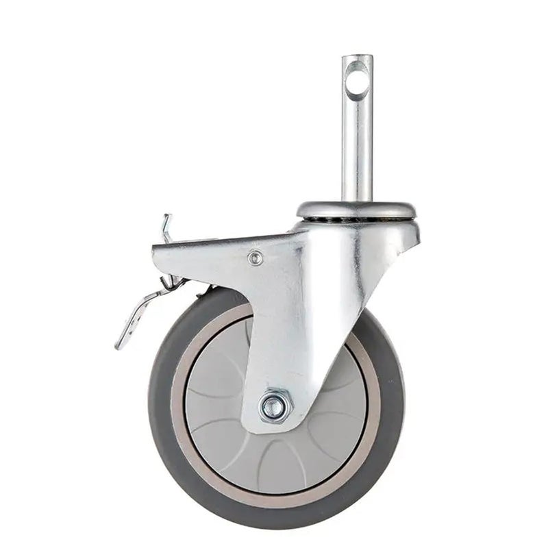 3 Inch E Brake Wheel Caster For Hotel Restaurant Dining Trolley And Cleaning Cart - Image 5