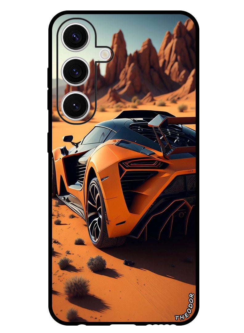 Theodor Protective Case Anti Scratch Shock Proof Bumper Cover For Samsung Galaxy S24 Car in Desert - Image 1