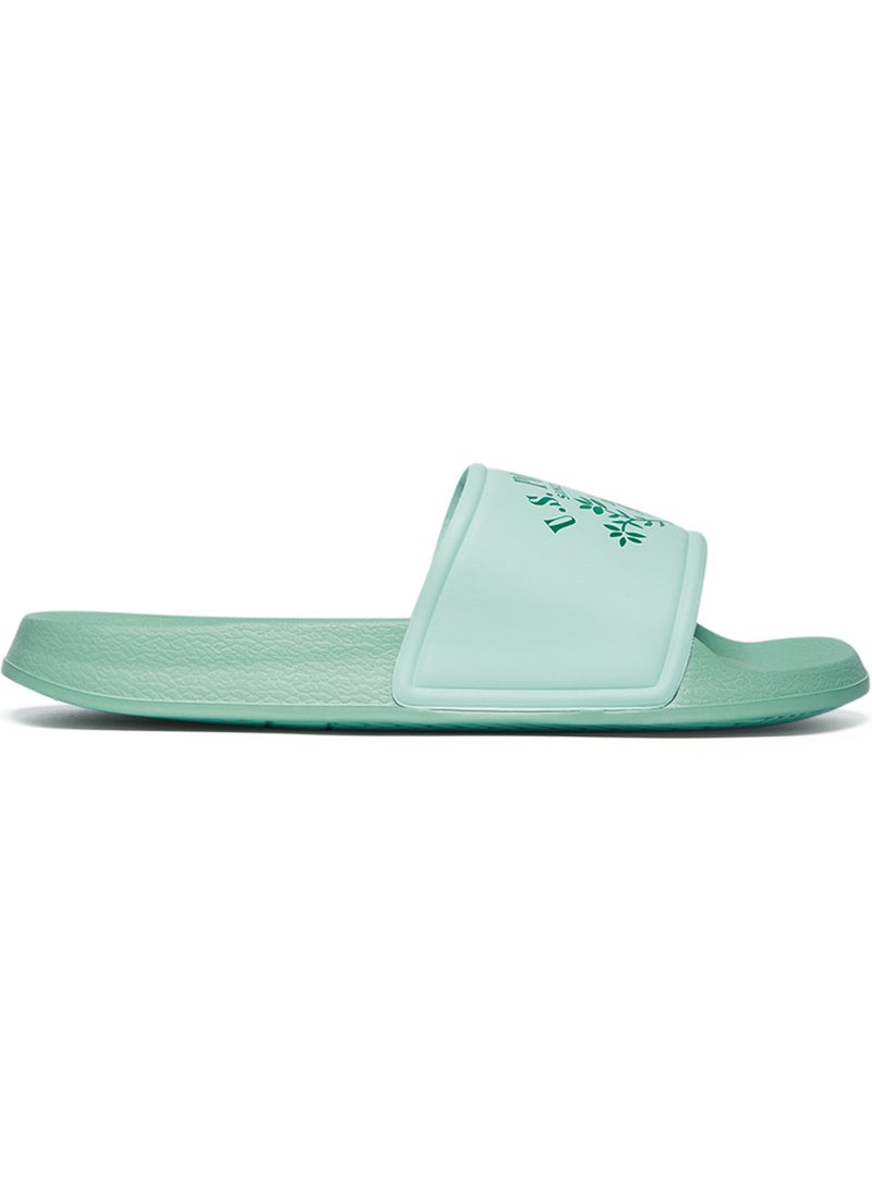 Women's Green Signature Slides – Effortless Style Meets Ultimate Relaxation!