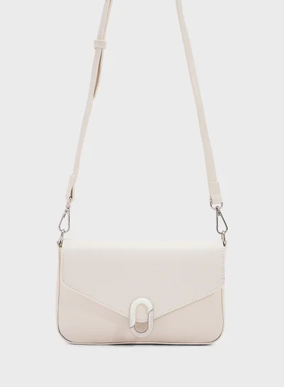 ELLA Metal Trim Detail Crossbody Bag