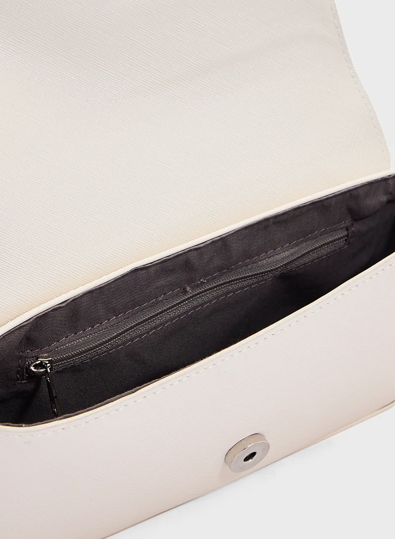 ELLA Metal Trim Detail Crossbody Bag