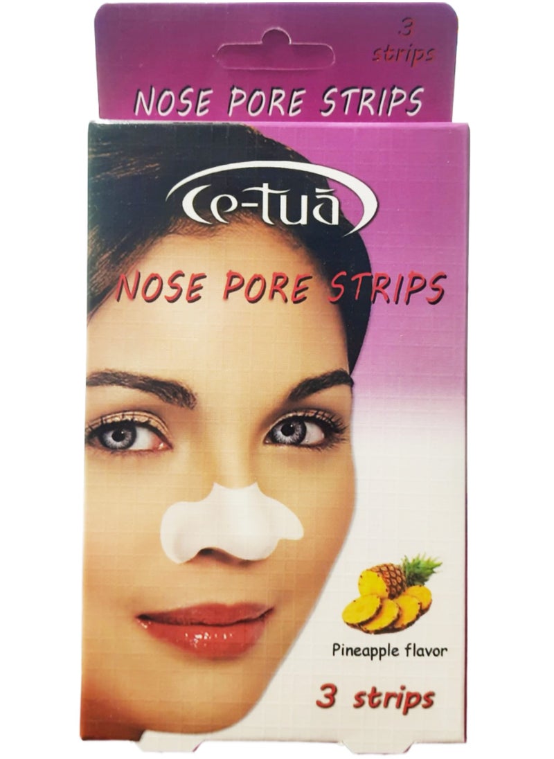 Ce-tua - Nose Pore Strips Pineapple Flavor - 3 Strips - Image 1