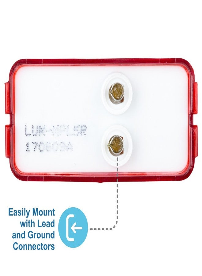 Lumitronics RV Mini Thin Line 37 Series Sealed LED Marker/Clearance Light (Red) - Image 5