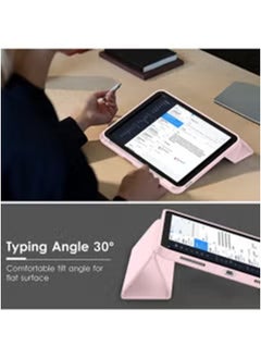 LCYLJGY Case for iPad Air 6th 11-Inch M2 (2024), iPad Air 5/4 (2022/2020 5th/4th Generation 10.9-Inch) with Pencil Holder, Slim Tablet Cover with Soft TPU Back, Auto Wake/Sleep  - Image 4