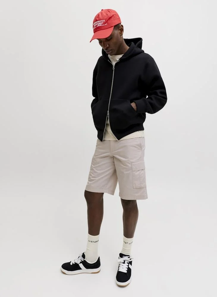 JACK & JONES Moonbeam Casual Cargo Shorts for Men | Best Price UAE