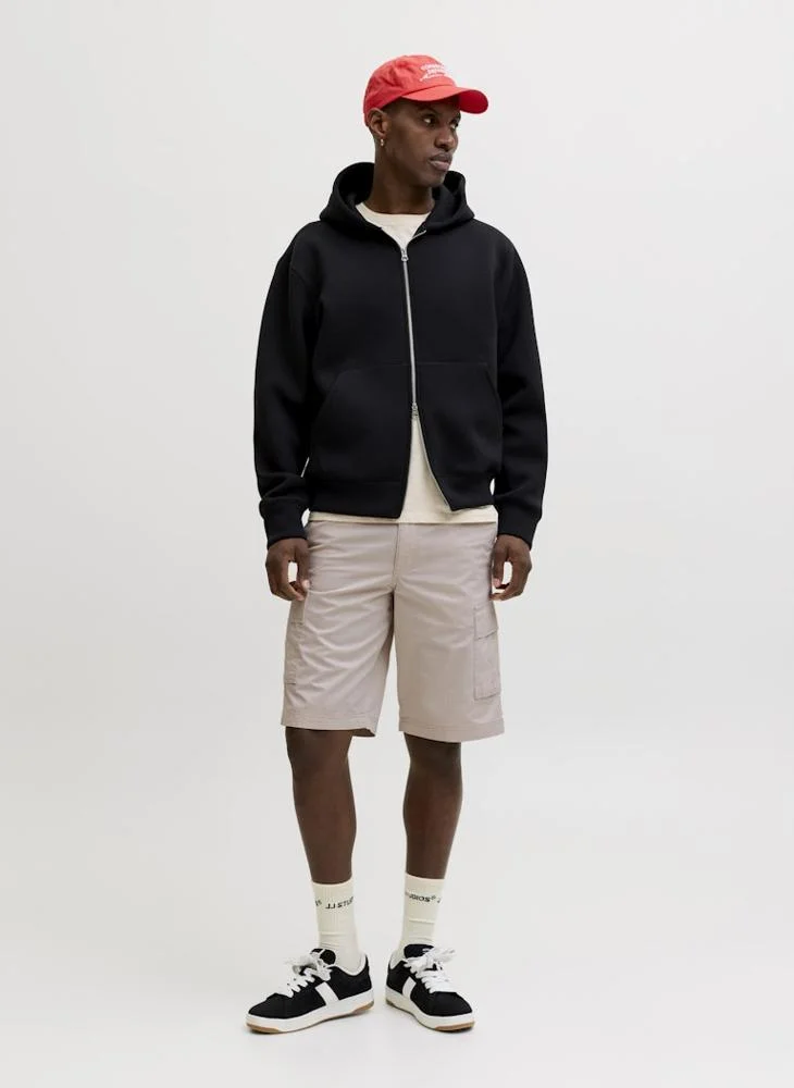 JACK & JONES Moonbeam Casual Cargo Shorts for Men | Best Price UAE