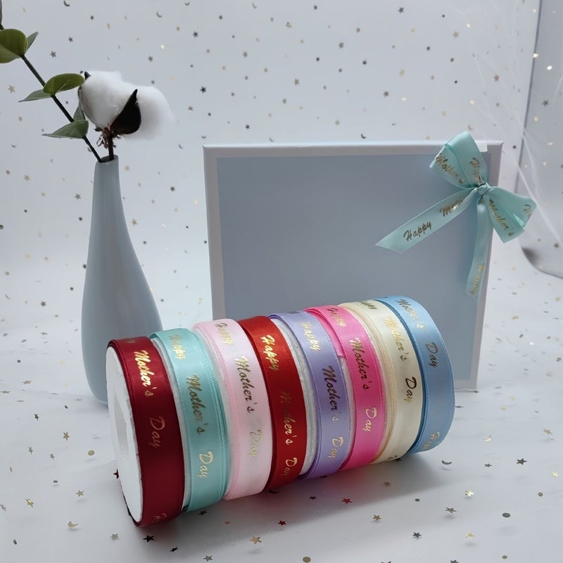 Pink Gift Wrapping Ribbon for DIY Bows and Present Packaging 0 59 Inch Wide - Image 4