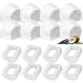 Porens 16 Pack Cat Water Fountain Filters Replacement 8 Carbon Filters and 8 Foam Sponge PreFilter Fit for Multiple Ceramic and Stainless Steel Pet Fountains - Image 1