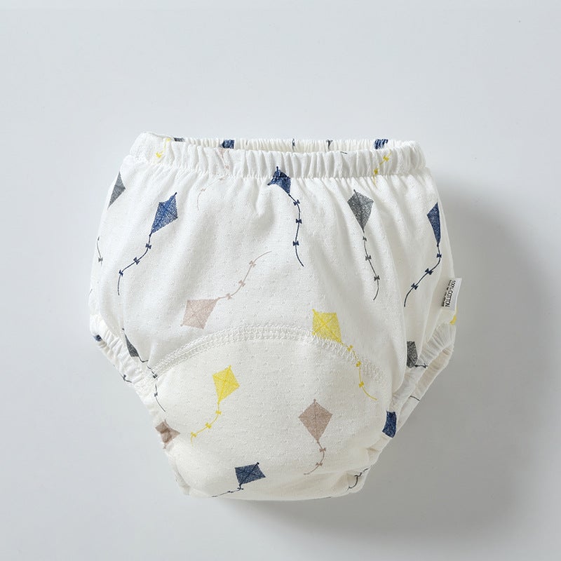 Baby Learning Training Pants Baby Diapers Children's Underwear Diaper Pants Summer Breathable Thin Cotton Shorts - Image 1