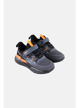 RBX Kids Boy Velcro Closure Outdoor Shoes, Grey Combo  - Image 1