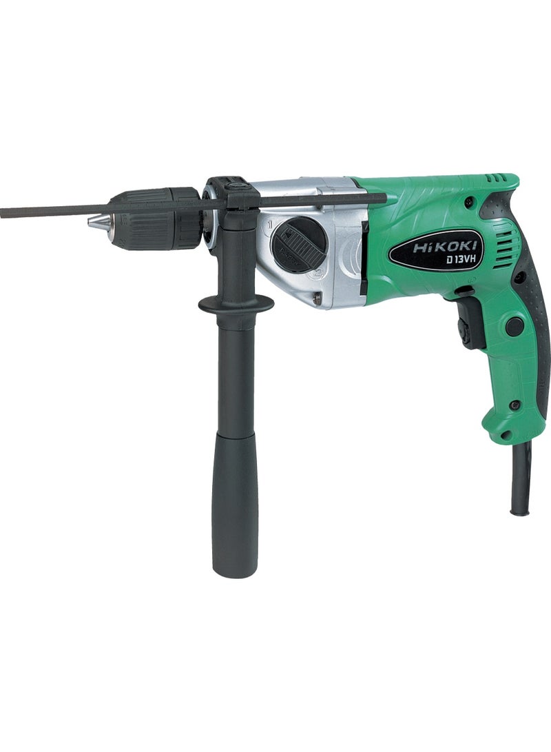 Hikoki 13mm Electric Drill, 690W, 110V, Variable Speed Reversible (VSR), Wood Drilling Capacity 40mm, Lightweight 2kg – Model D13VHC1Z - Image 1