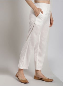 Abhishti Abhishti Cotton Silk Cropped Pants  - Image 1
