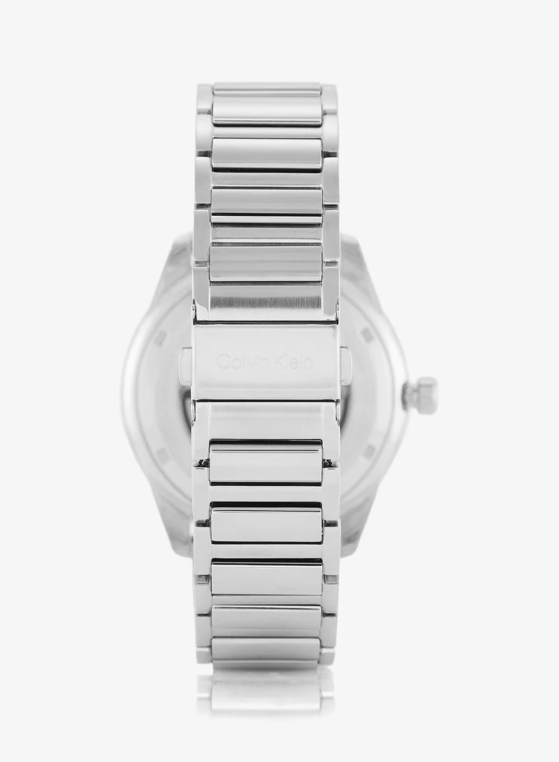 Calvin Klein  CK Esteem Collection Automatic Watch For Men With Silver Stainless Steel Bracelet - 25200387 for Men | Best Price UAE