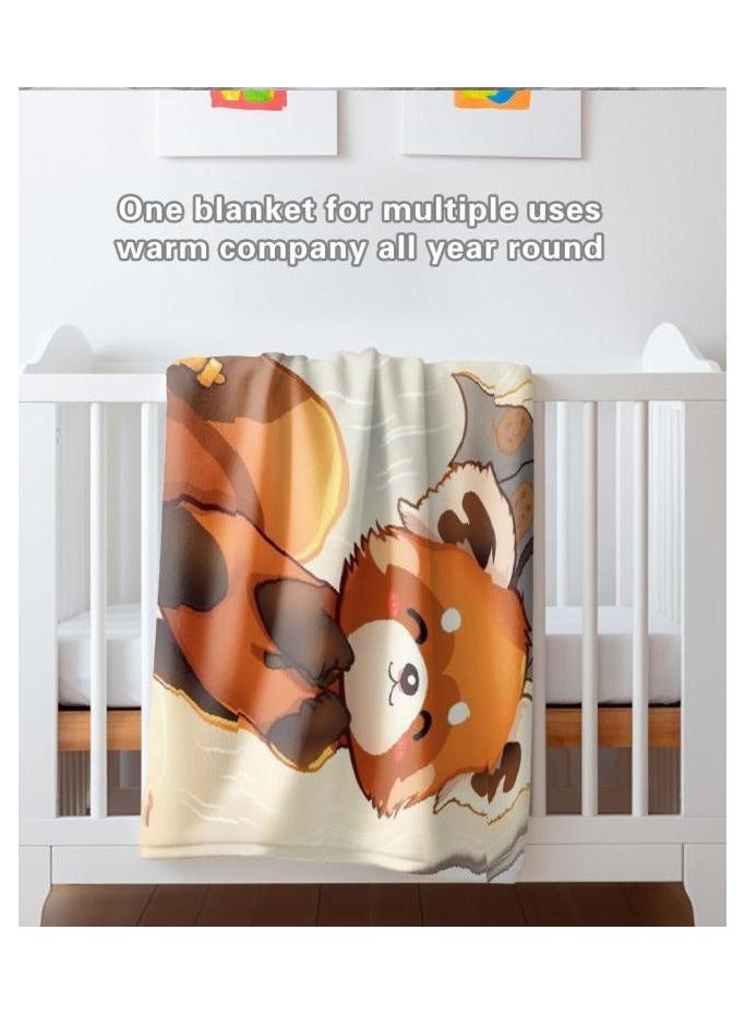 عام بطانية رقيقة من الفانيلا الكرتونية للأطفال والرضع (دافئة ومريحة، ومناسبة للنوم والألعاب) 70 سم * 100 سم - 1188 - Image 4