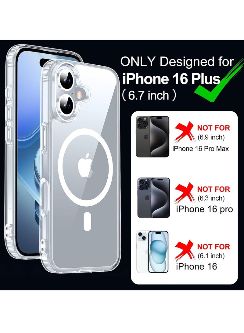 MIGOFAST IPhone 16Plus Case with Screen  And with Camera protection Compatible with Magsafe  Military Grade Protection  Anti-Yellowing Magnetic Phone Case - Image 2