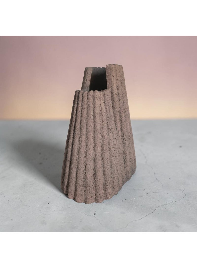 color zone pottery Decorative 30 cm pottery vase for office and home, featuring distinctive designs. - Image 2